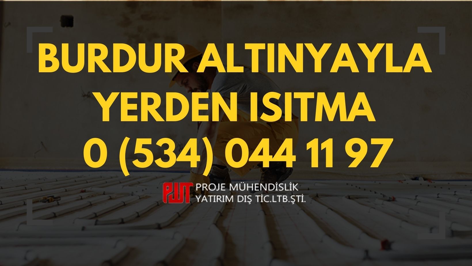 Burdur Altınyayla Yerden Isıtma