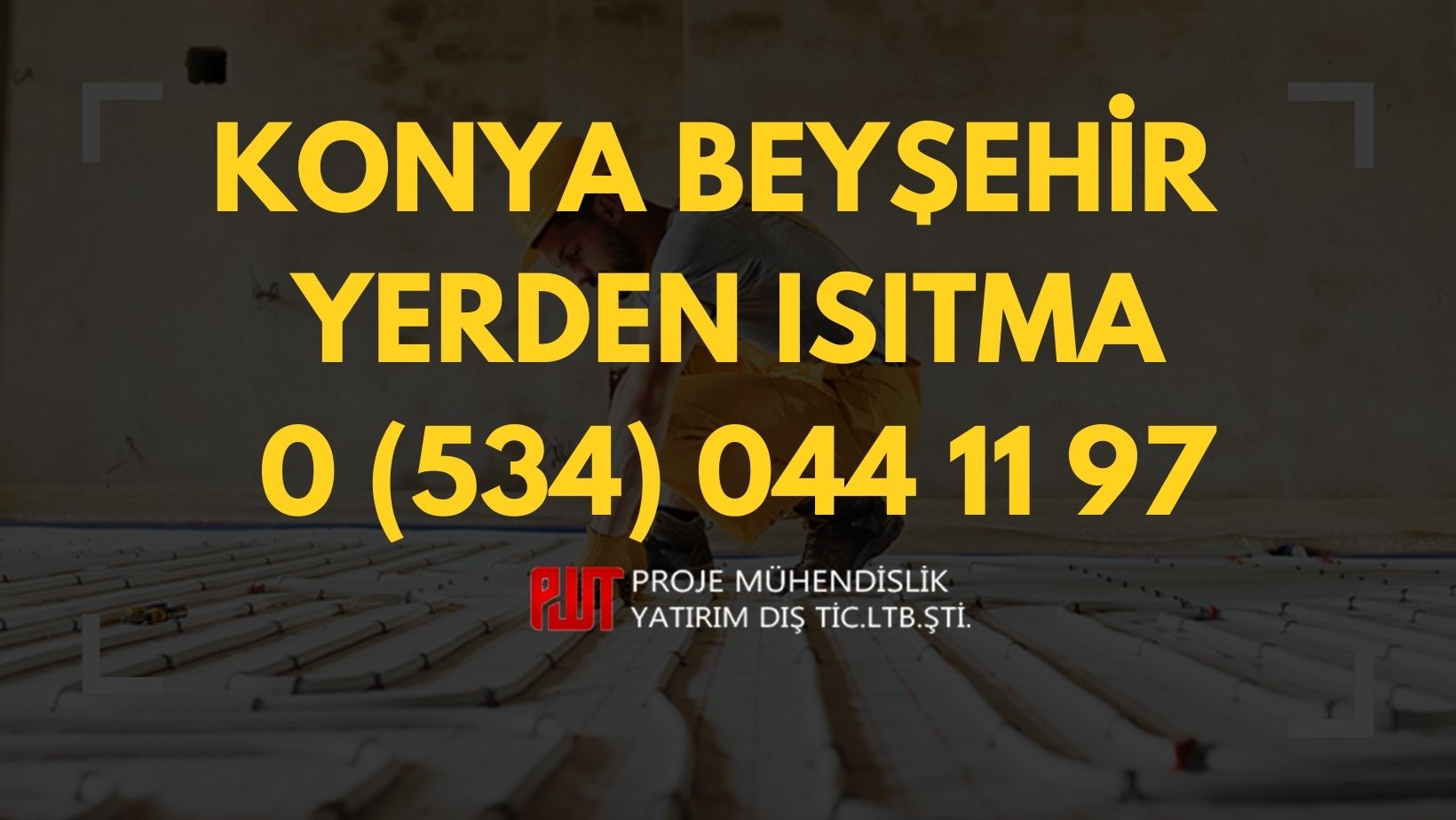 Konya Beyşehir Yerden Isıtma