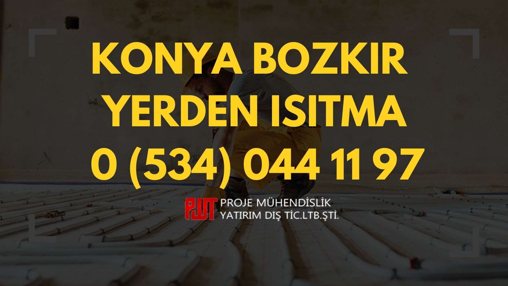 Konya Bozkır Yerden Isıtma