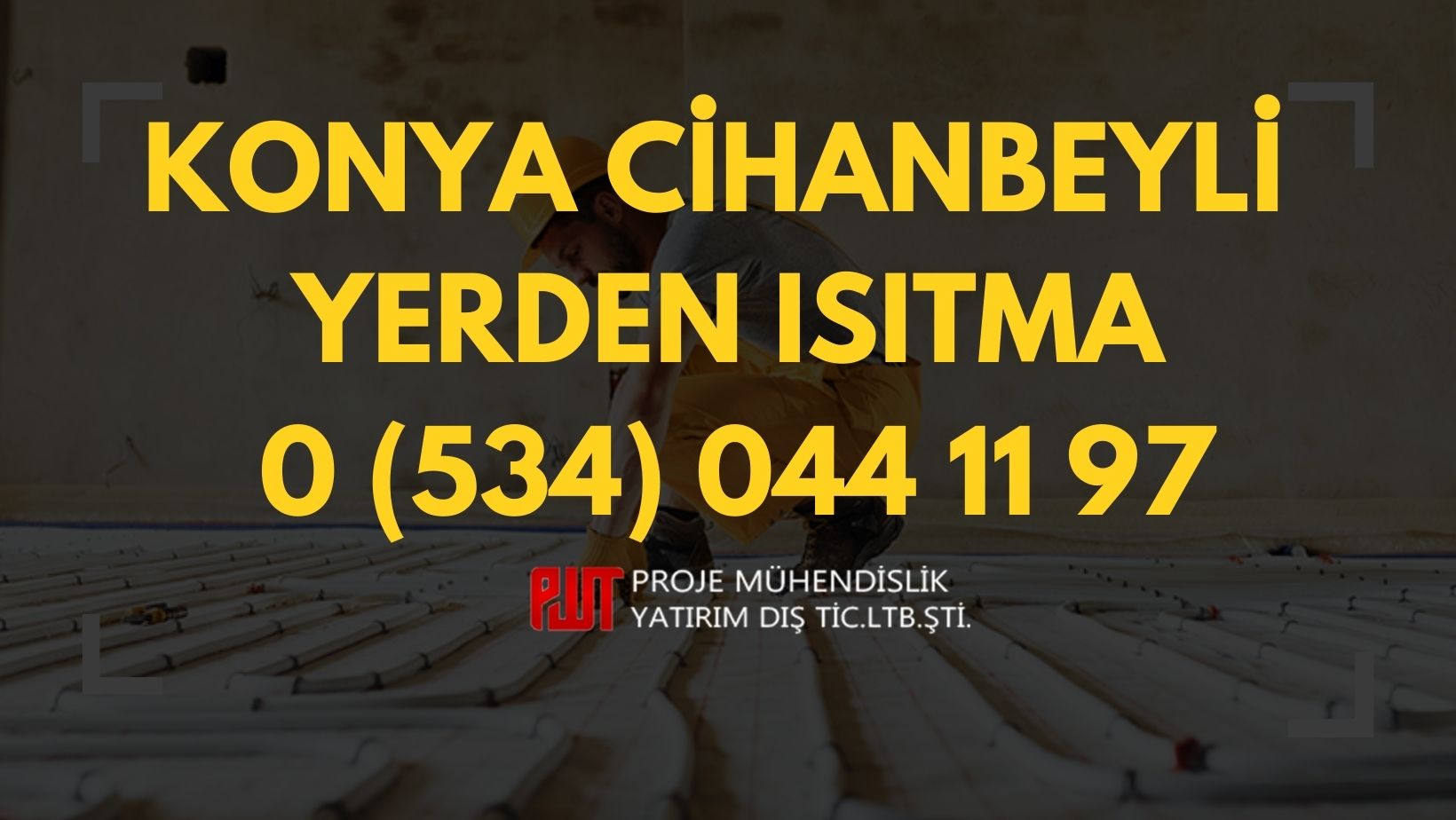 Konya Cihanbeyli Yerden Isıtma
