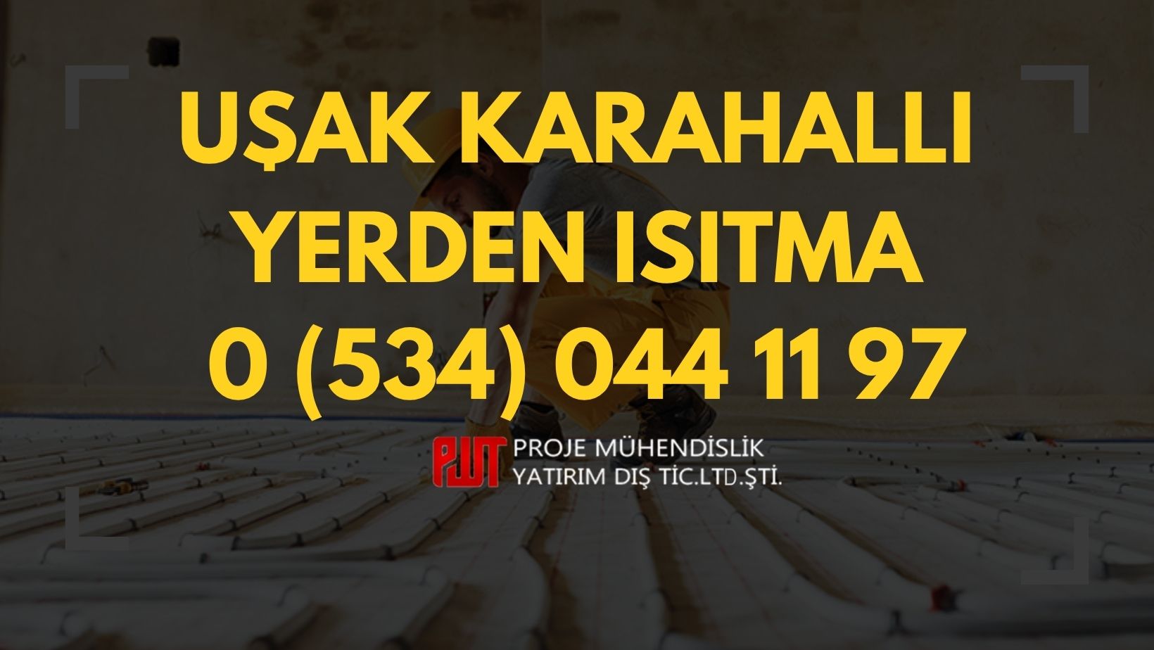 Uşak Karahallı Yerden Isıtma